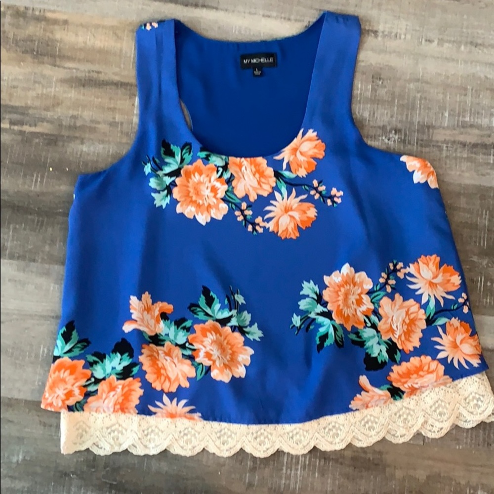 Floral summer tank